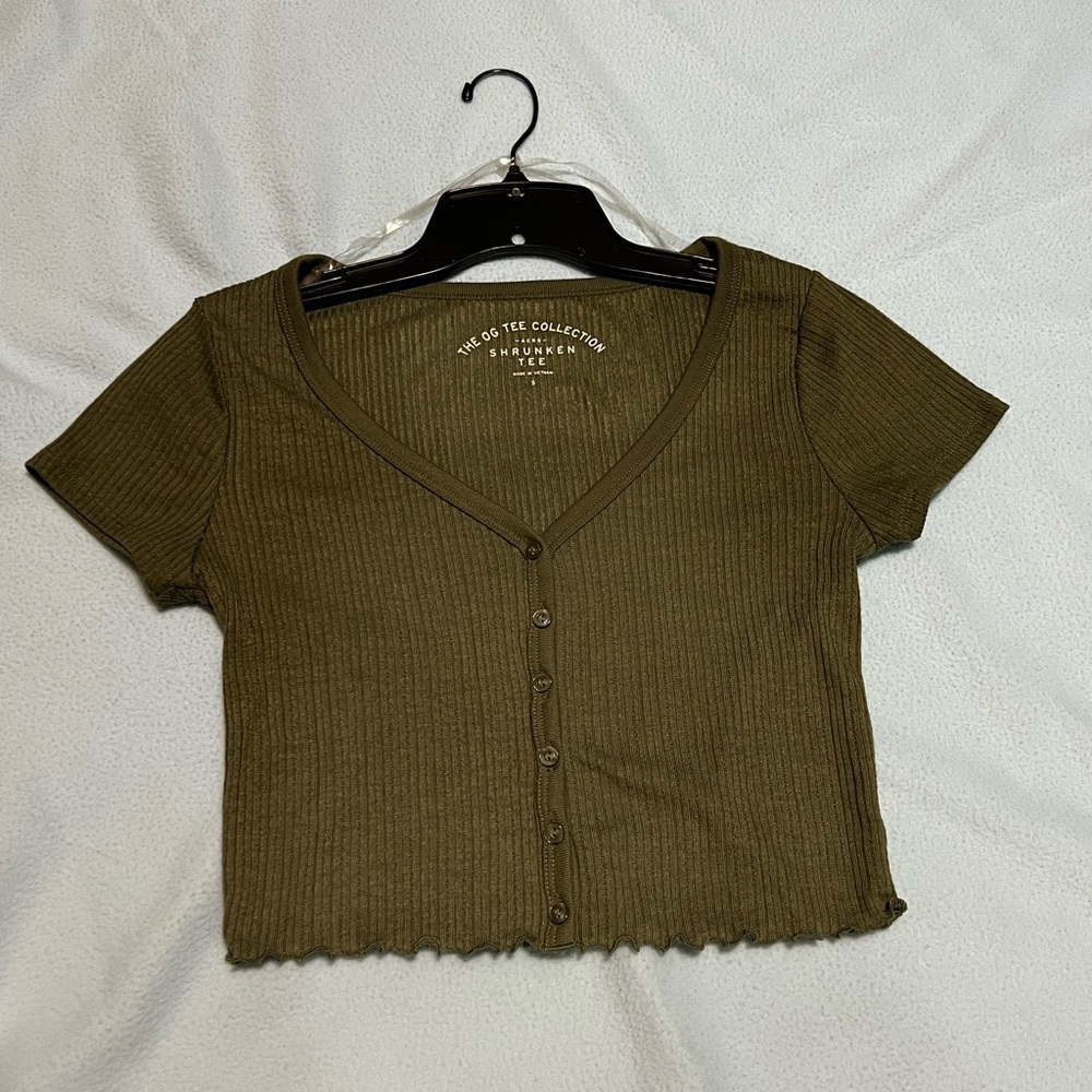 Shrunken tee, cropped